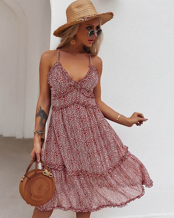 Ruffle babydoll dress