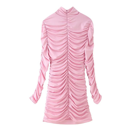 Spring Summer Sexy Slim Fit Ruffle Hip Dress