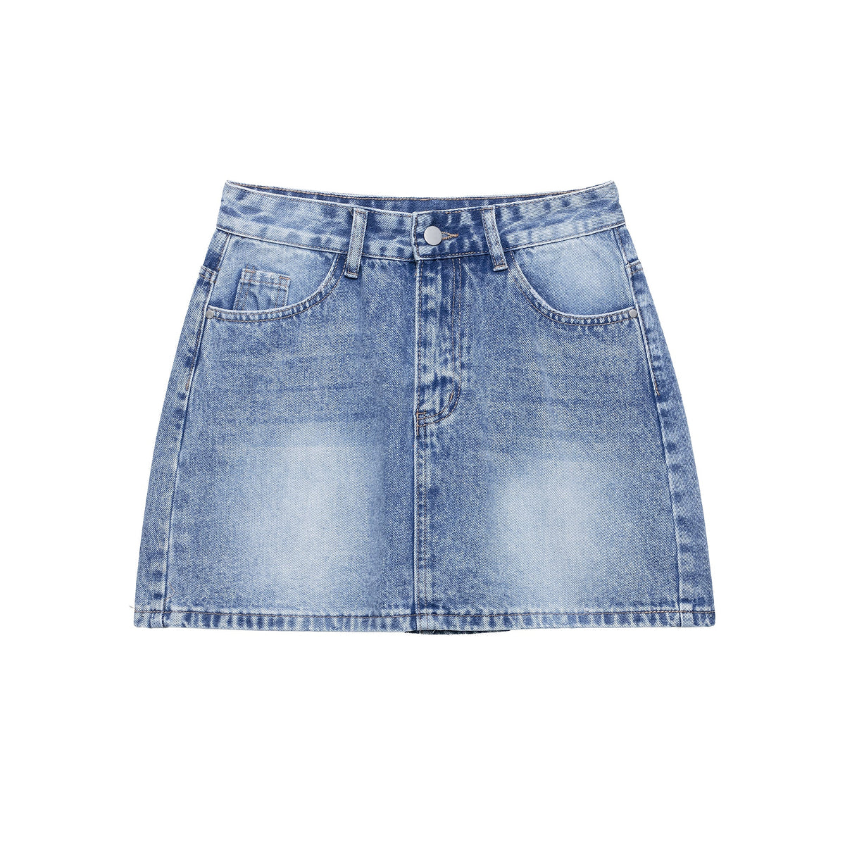 Women High Waist A line Mini Skirt