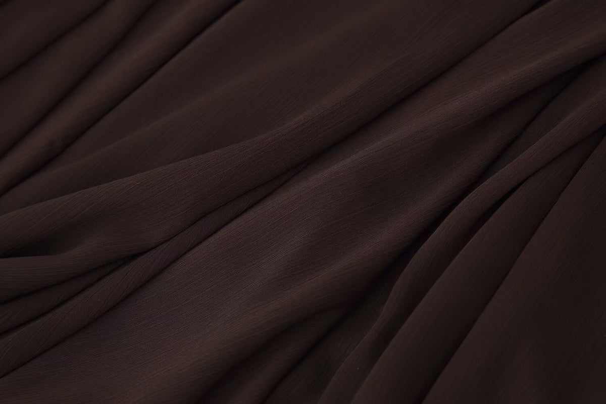 Summer Women Clothing Translucent Pleated Design Skirt