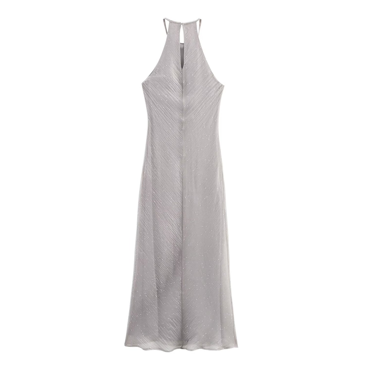French Swing Collar Sling Dress Women Summer High Grade Waist Tight Sheath Dress