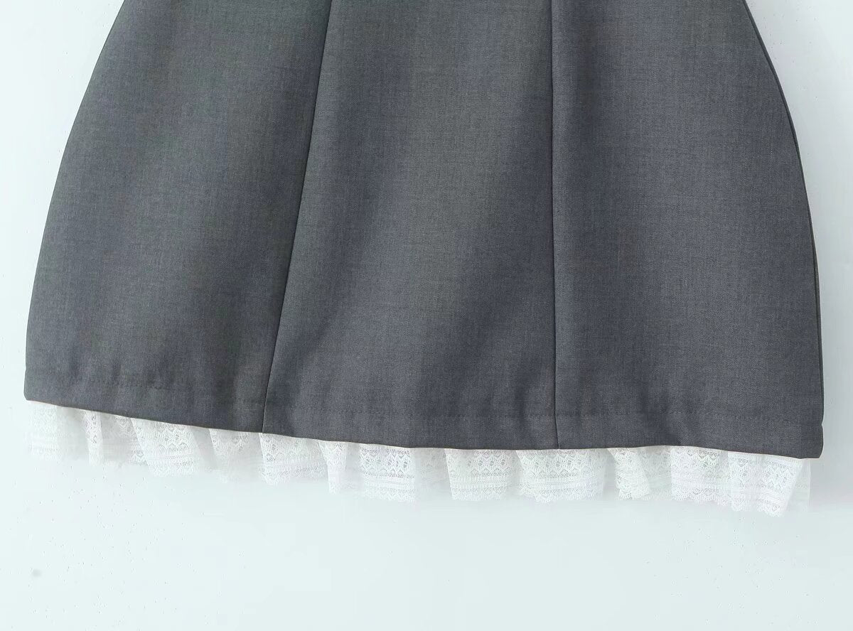 Women Clothing Classic Lace Stitching Bud Skirt Pettiskirt