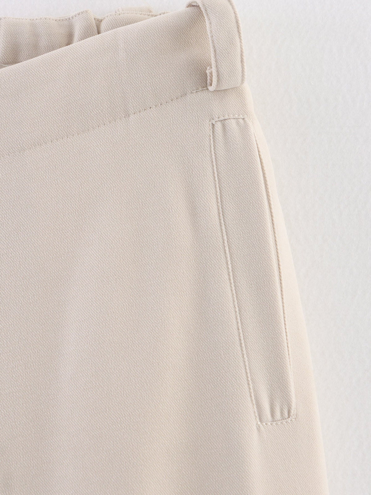 Plant Floral Hollow Out Cutout Laser Positioning Embroidery Low Waist Bell Bottom Pants