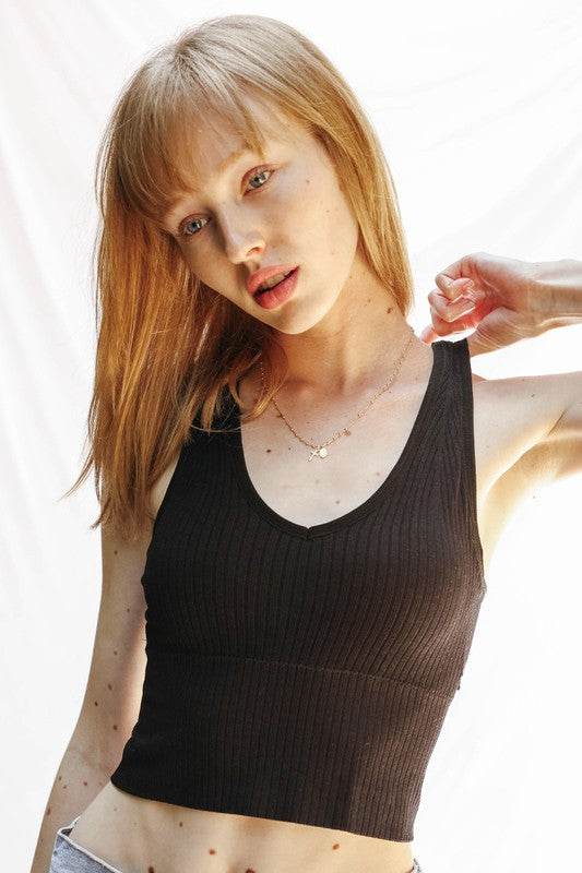 Support cropped tank
