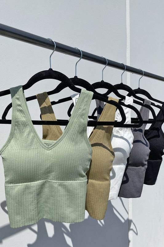 Support cropped tank