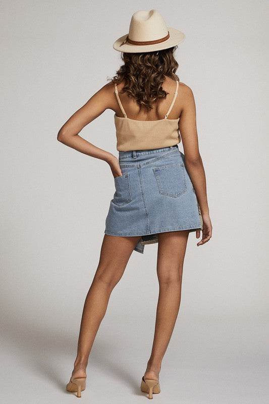 Denim skirt