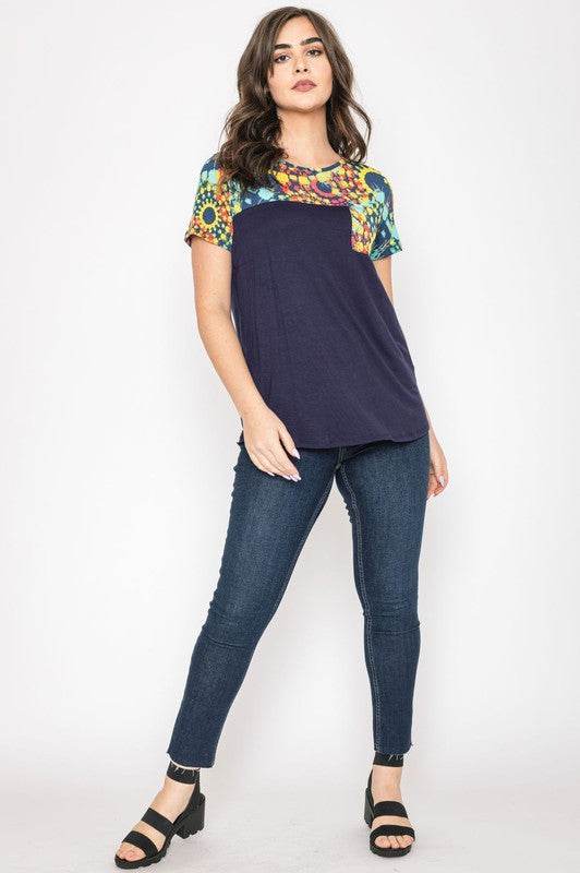 Medallion Front Pocket Tunic