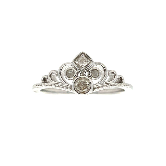 .17ct Diamond Ring Sterling Silver