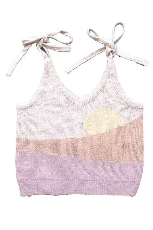 Sunset tie tank