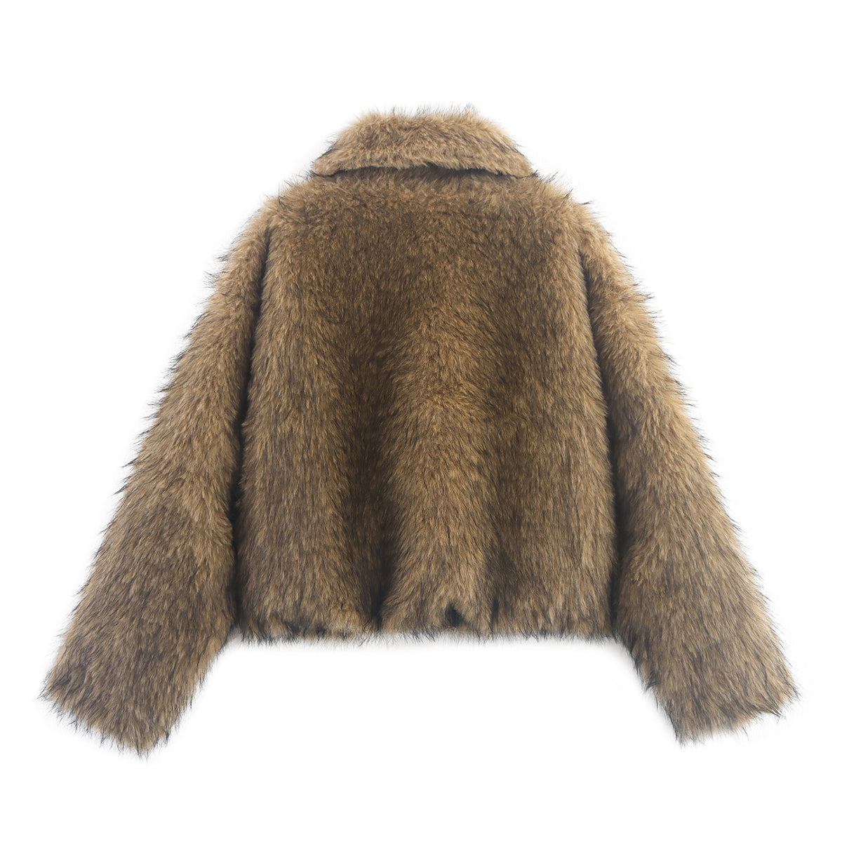 Women Clothing Autumn Winter Personality Street All Match Fur Jacket Coat Women Jacket