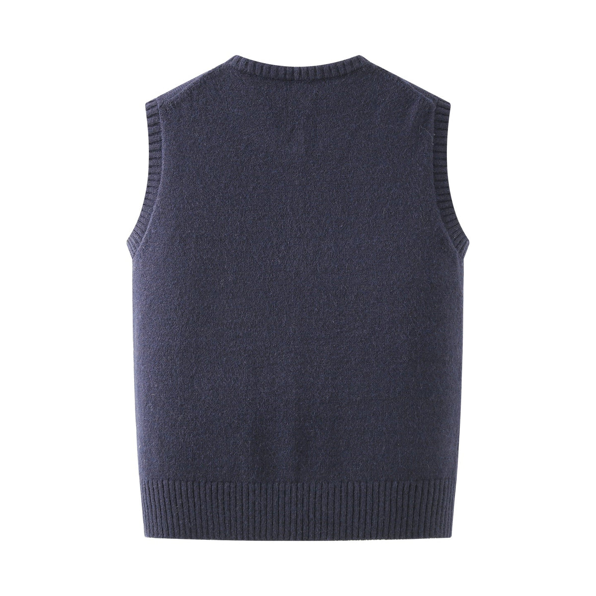 Women Clothing Diamond Lattice Knitwear Women Autumn Long Sleeve Lazy Sweater Vest