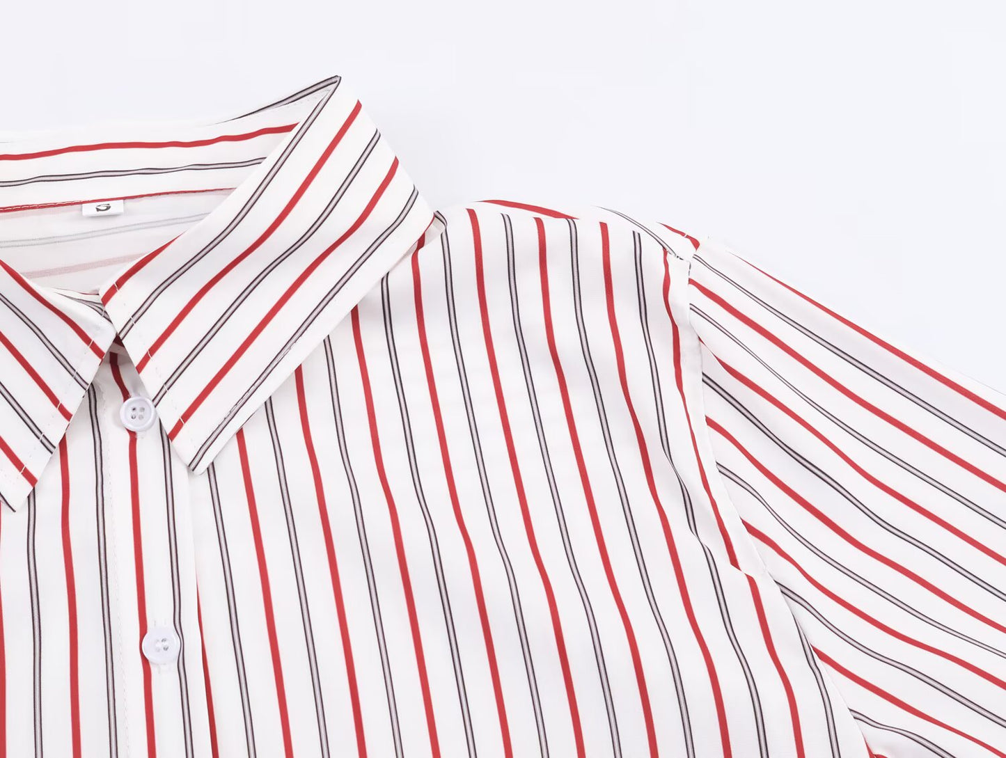 Women Striped Loose Design Elegant Poplin Shirt