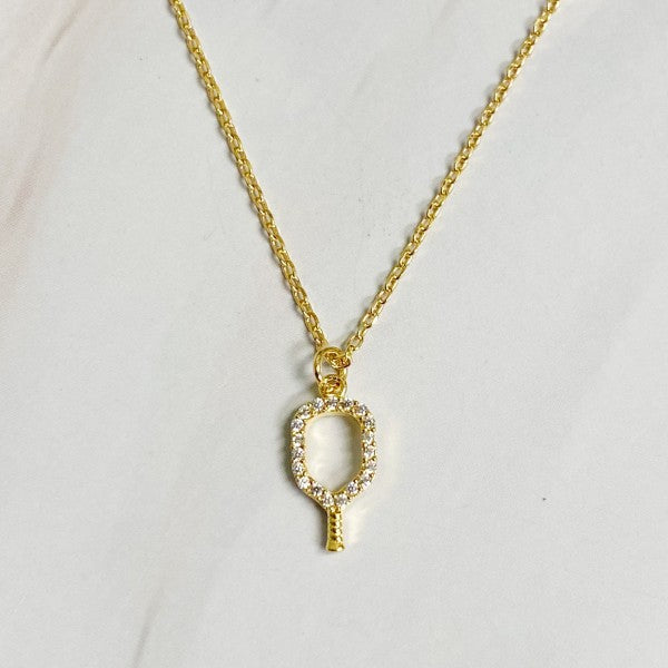 Club Pickleball Dainty Necklace