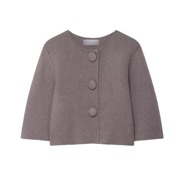 Women Clothing Autumn Cloth Wrapper Button Knitted Coat