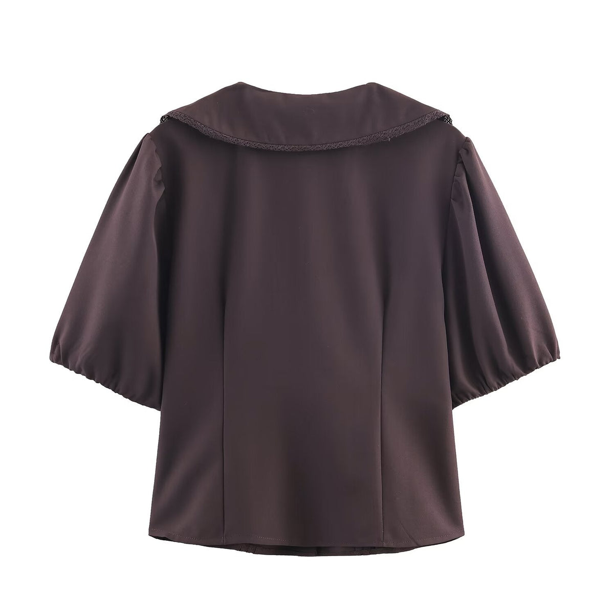 Women Clothing Summer All Matching Short Sleeve Small round Neck Shirt