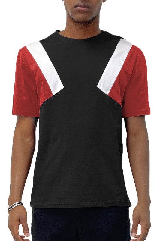 Color Block Short Sleeve Tshirt