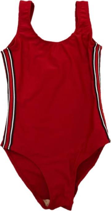 KIDS RAINBOW STRIPE ONE PIECE BATHING SUIT