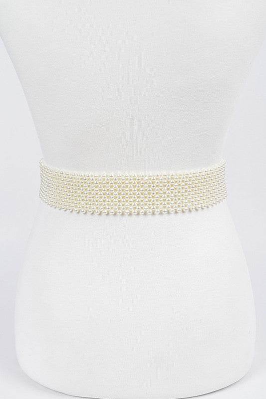 Pearl Beaded Iconic Fashion Belt