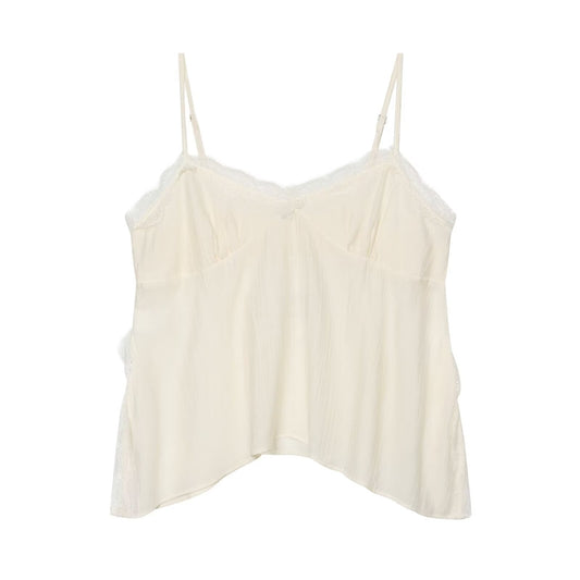 Women Clothing Wrinkle Effect Underwear Top