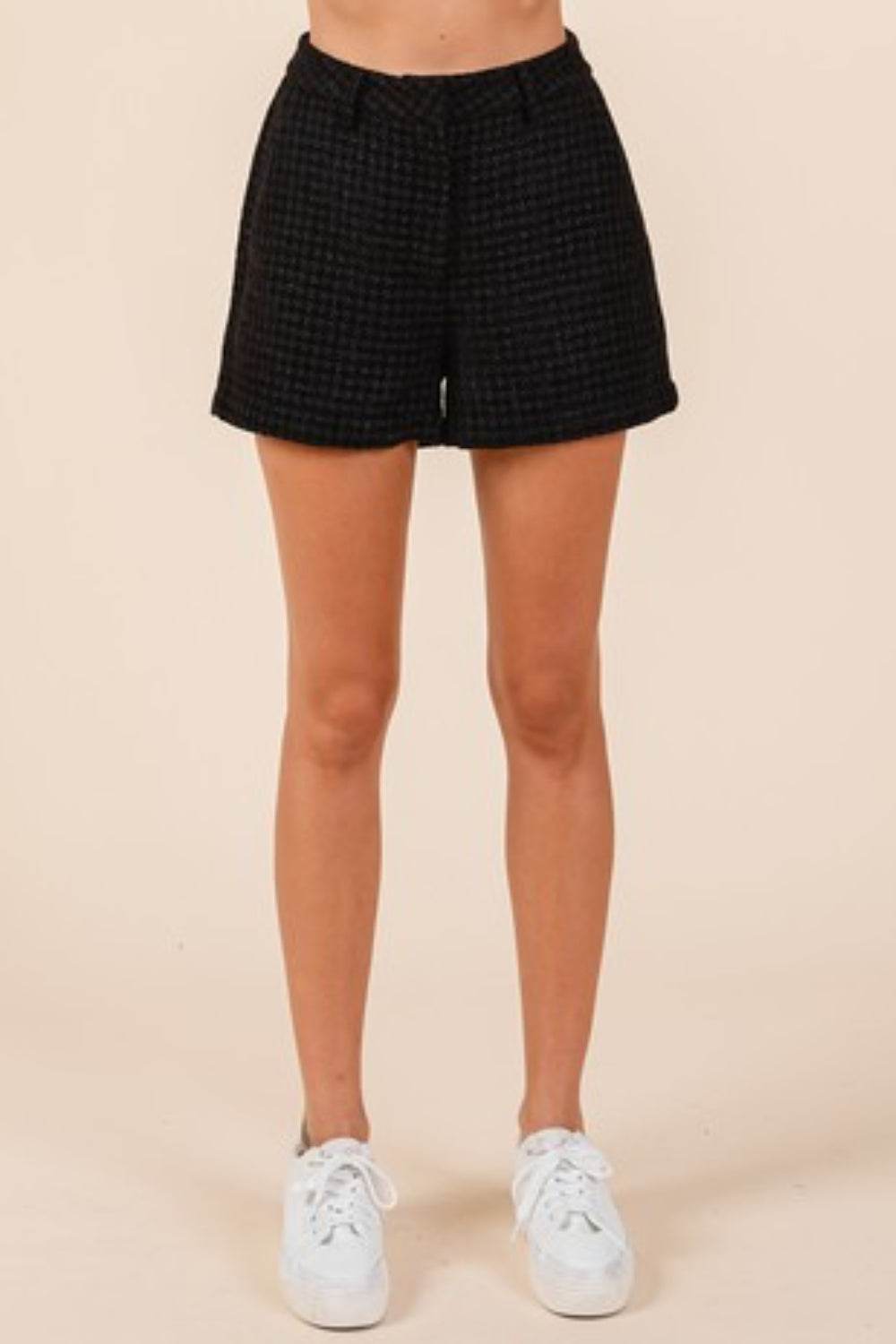 Mittoshop Tweed Classic Shorts with Side Pockets