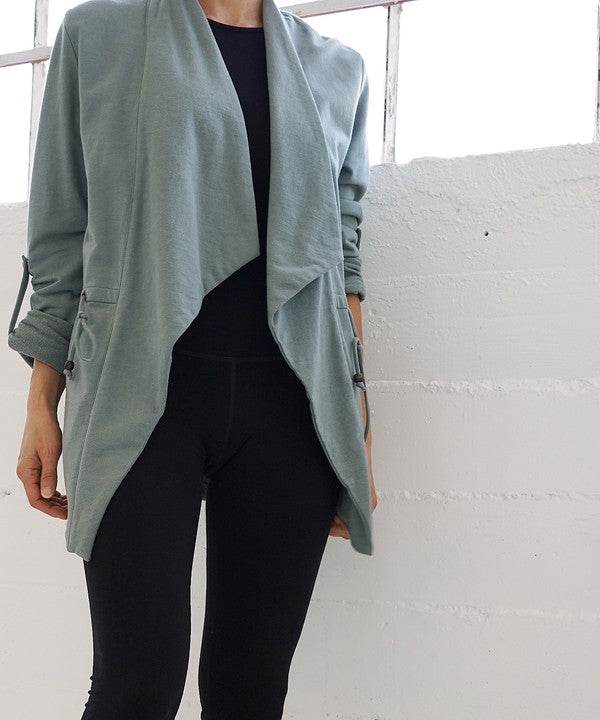 HEMP OPEN FRONT JACKET - Organic ECO Friendly