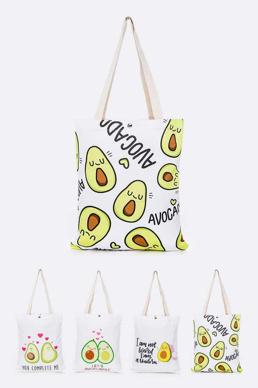 Avocado Tote Bag Set