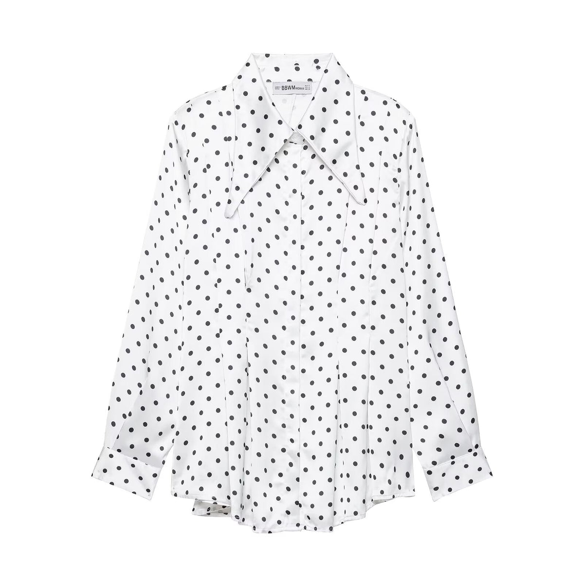 Women Clothing Summer Elegant Polka Dot Printed Top Polka Dot Printed Trousers