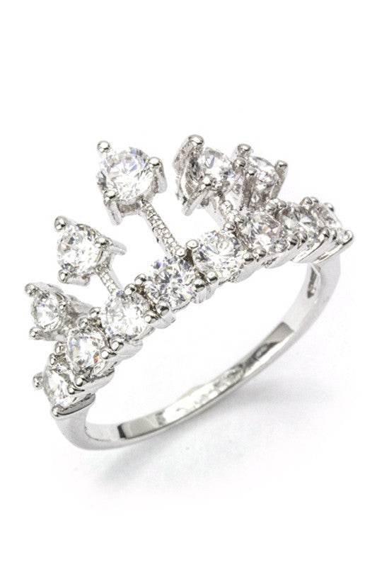 CZ Crown Ring