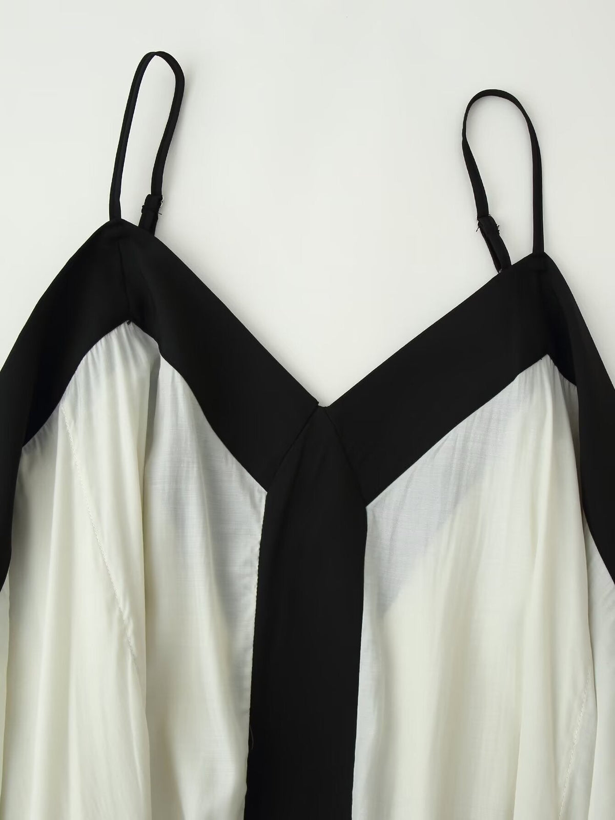 Summer Vacation Idle Contrast Color Women Clothing V neck Brace Maxi Sexy Dress