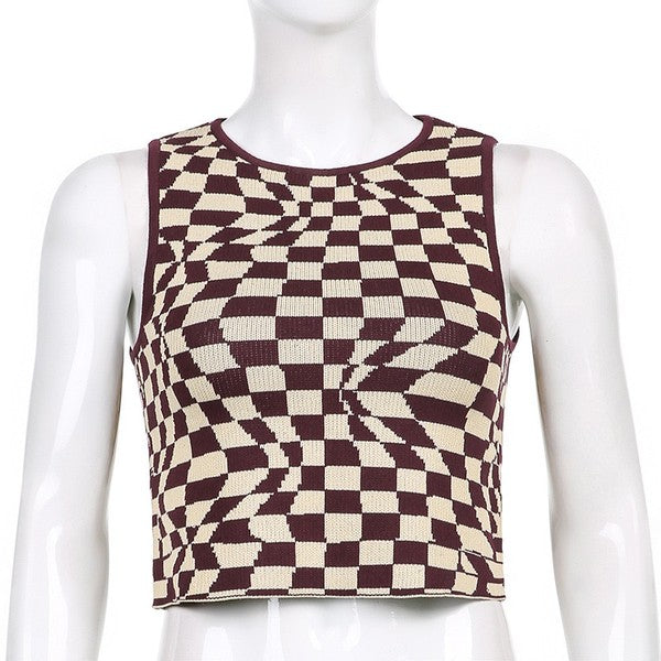 Knitted tank top