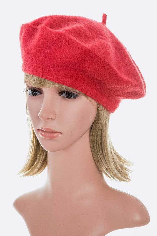 Faux Fur Fashion Beret