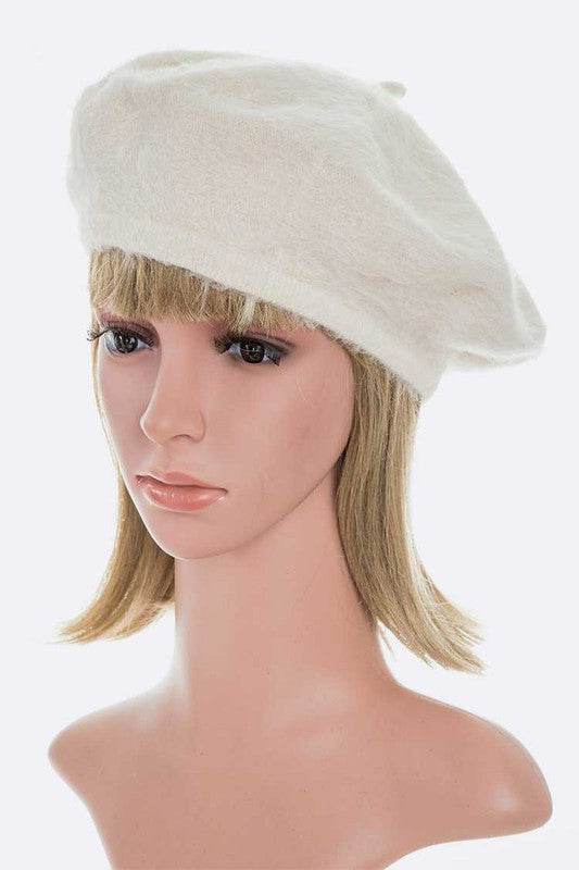 Faux Fur Fashion Beret