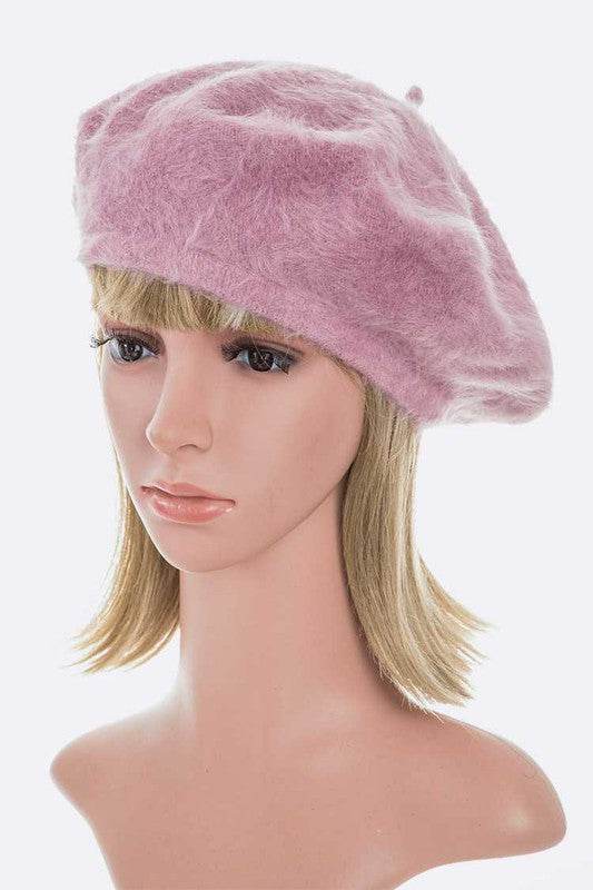 Faux Fur Fashion Beret