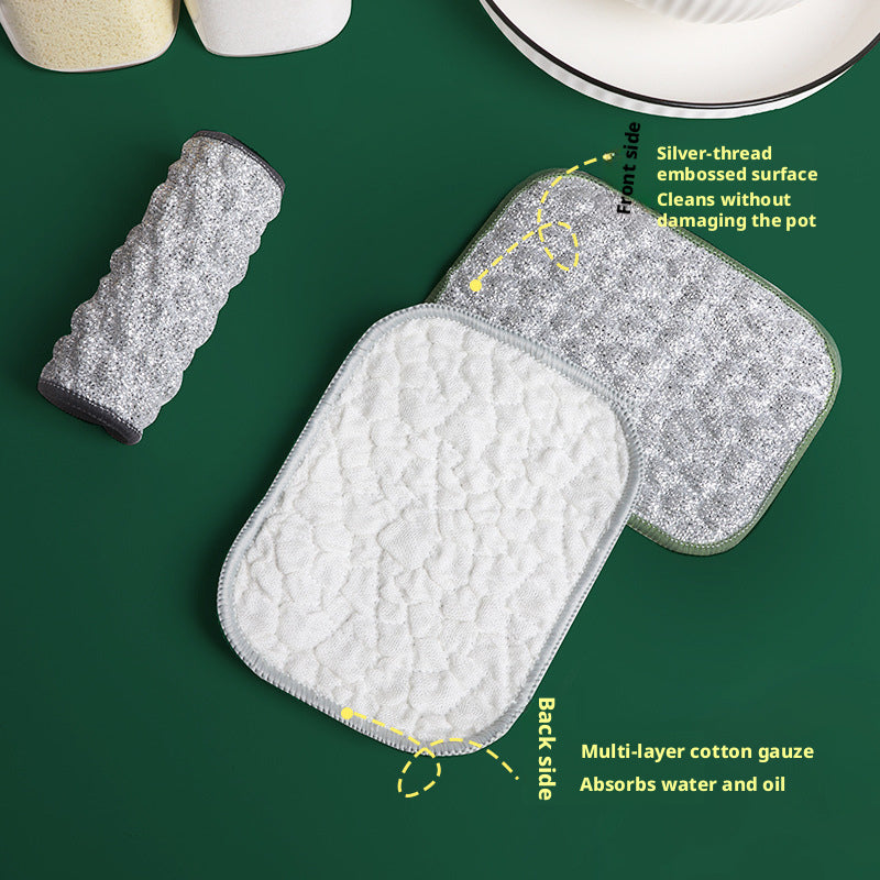 Silver wire dishcloth-1 piece