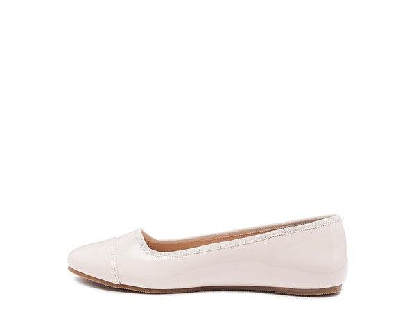 CAMELLA ROUND TOE BALLERINA FLAT SHOES