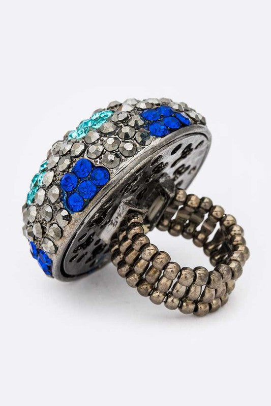 Crystal Iconic Stretch Ring