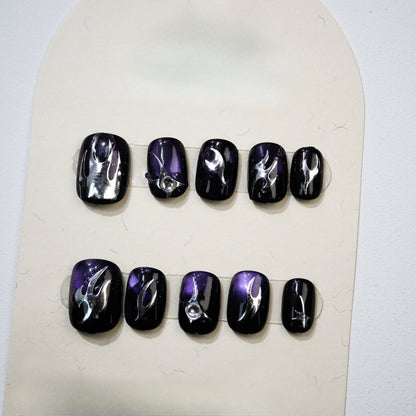 0998- Handmade press on nails fake nails removable
