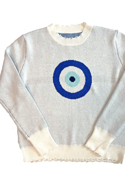 Evil Eye Knit Sweater