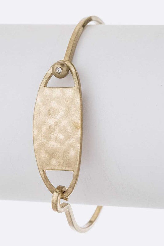 Hammer Textured Bangle