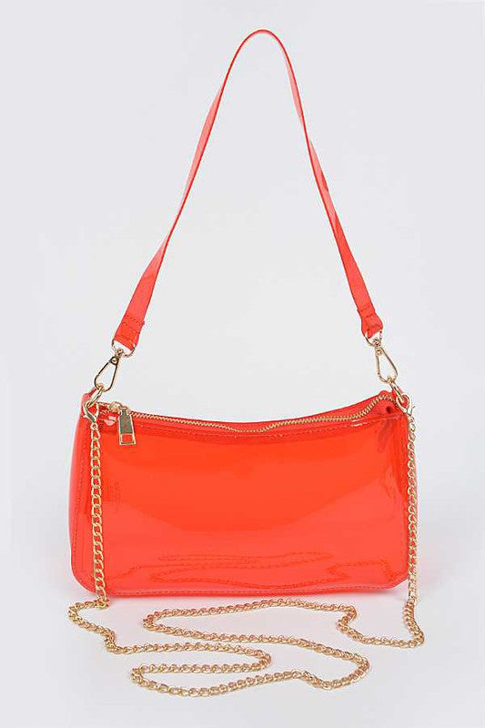 Transparent Clear Convertible Shoulder Bag