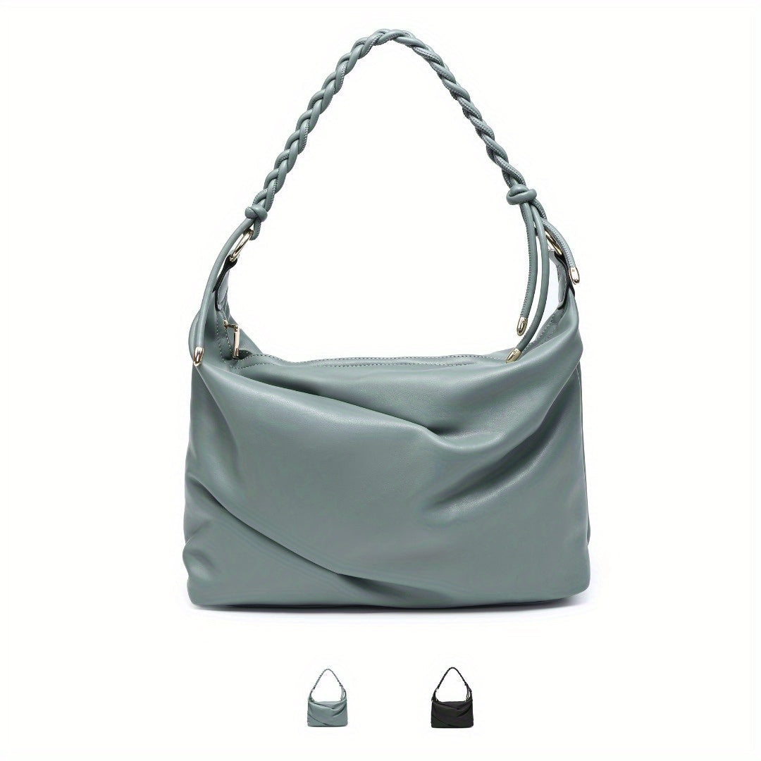 Small Shoulder Bag Unique Handmade Woven Handle hobo