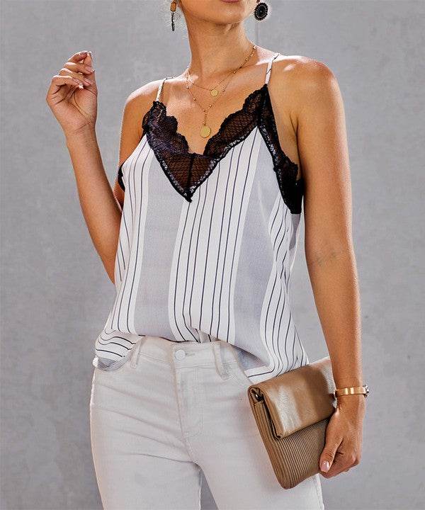 Ulla Striped Cami Top