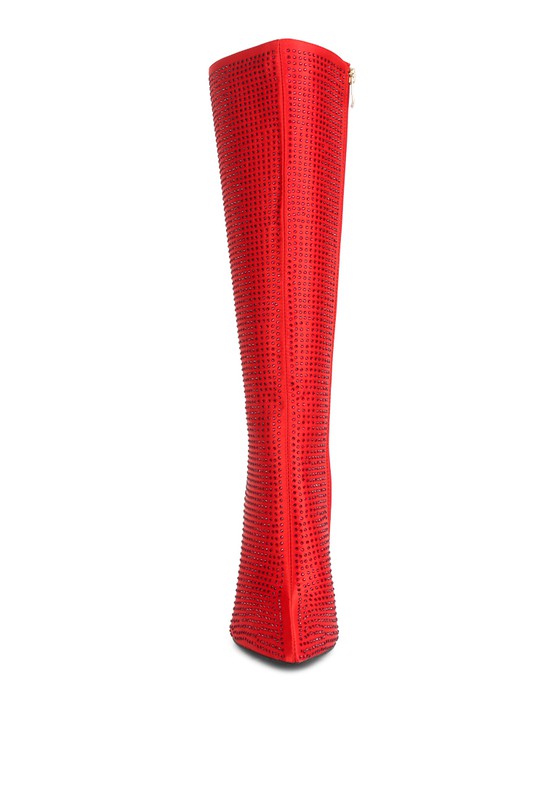 PIPETTE Diamante Set High Heeled Calf Boot