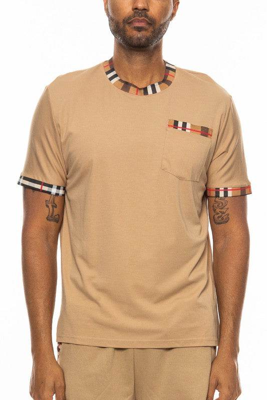 Checkered Short Sleeve Tee