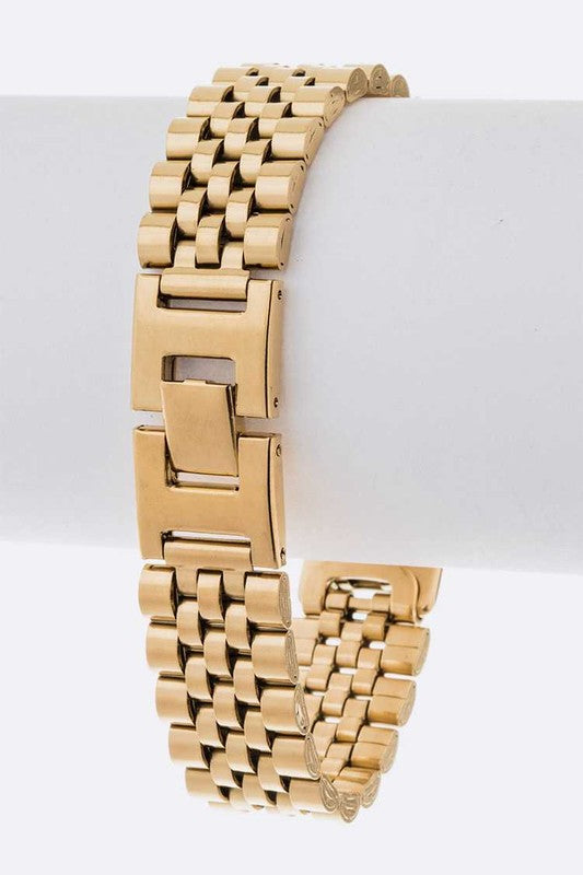 Stainless Steel Engraved Unisex Bracelet