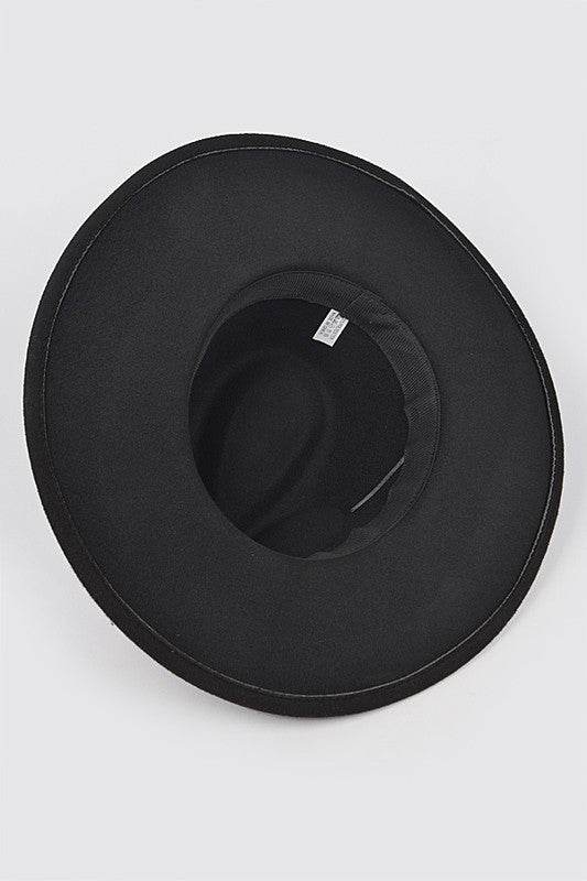 Western Belted Felt Fedora