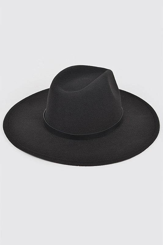 Western Belted Felt Fedora