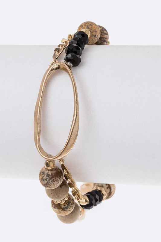 Mix Beads Stretch Bracelet