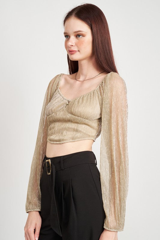 BOAT NECK BUSTIER WITH OPEN BACK