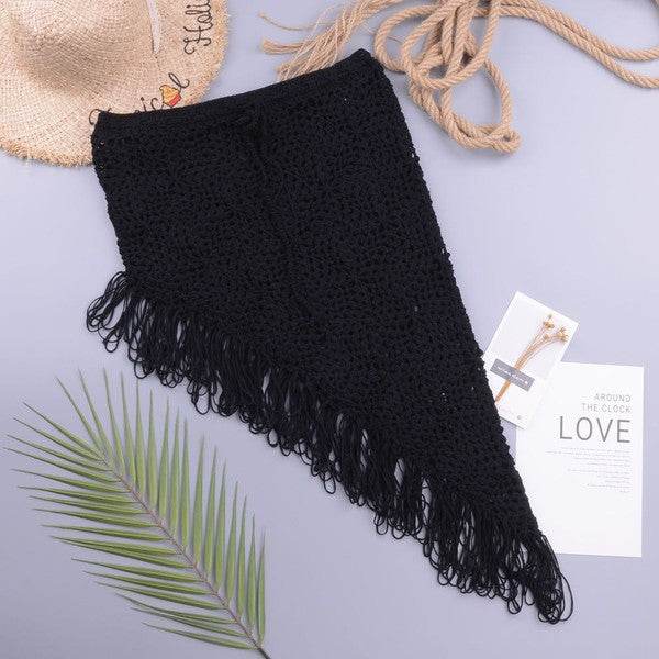 Crochet cover up skirt